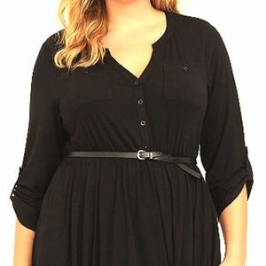 Torrid Black Shirt Dress